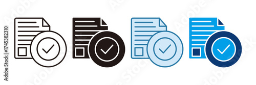 Compliance Icon Set Multiple Style Collection