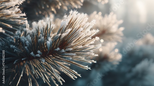 A branch covered in snow