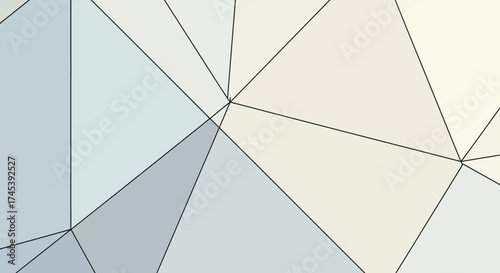 Abstract geometric background with intersecting lines forming triangles in shades of blue, gray and white.