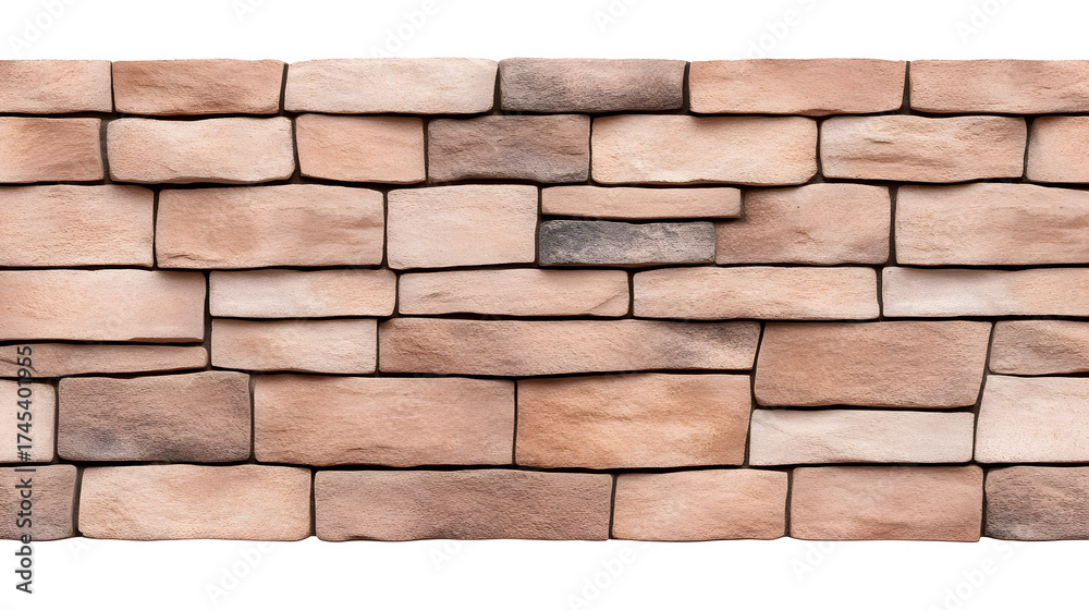 Obraz premium Old brick wall from a stone