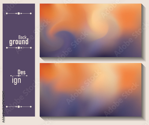 Abstract warm gradient background with soft blurry light effects and subtle texture
