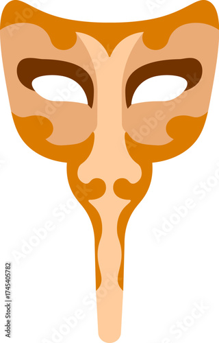 Carnival mask. Joker carnival mask vector