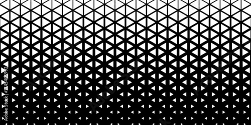 abstract hexagonal pattern background. Degraded border for design prints.Fade halftones wallpaper. Fading gradient.Transition bg.Vector illustration. small repeat dot pattern art can be use background