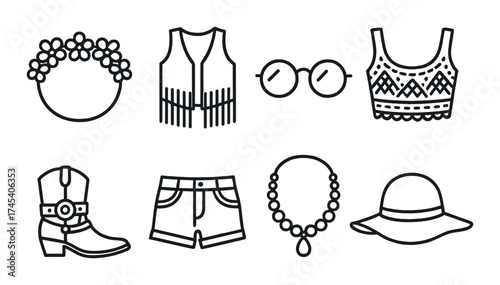 Engineering icons set featuring construction, infrastructure, and tools.