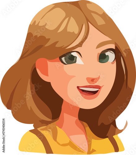 woman cartoon character
