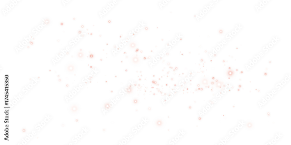 Obraz premium Festive Red Dust Shine with Glow, Star Sparkles and Celebration Effect