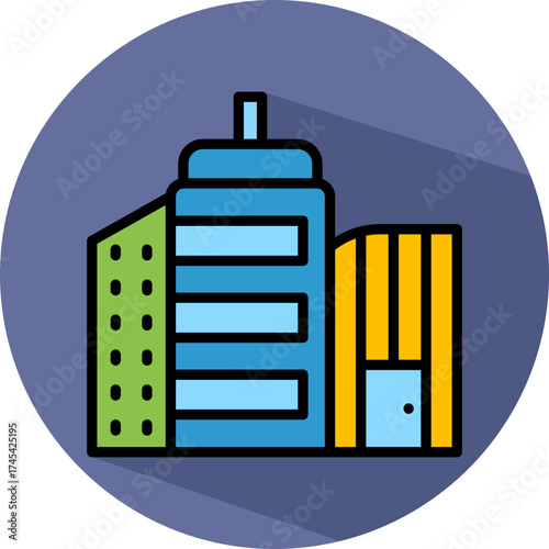 Modern Office isometric icon