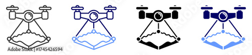 photogrammetry icon set multiple style 