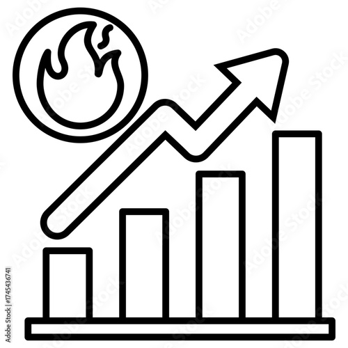 Trend Outline Icon