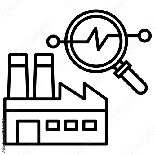 Industry Analysis Outline Icon