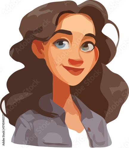 woman cartoon charcter