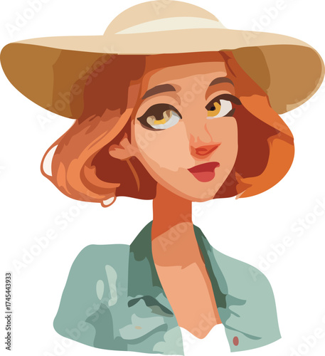 woman cartoon charcter