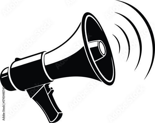 Attention Announcement Vector Graphic