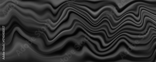 Black sand waves as background. Panaroma Sand texture. abstract texture line wave. Sand Waves Abstract Black and White background. Volcanic rock texture. Black salt. Black Sand. Sea Beach.