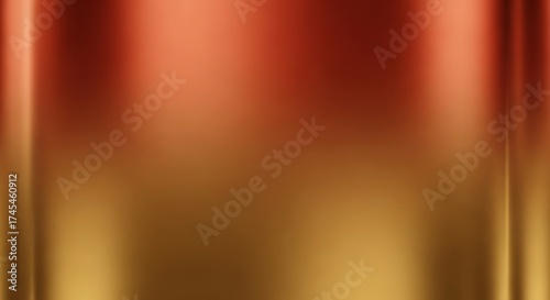 Warm gradient of red and gold colors with soft vertical lines, abstract background.