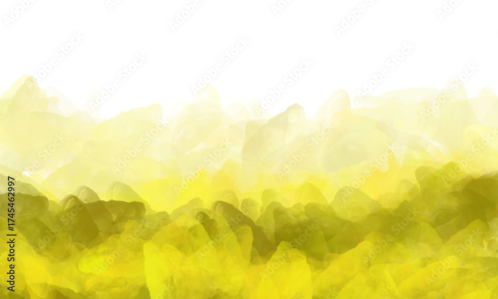 Fototapeta premium Abstract Watercolor Texture with Yellow and Green Hues