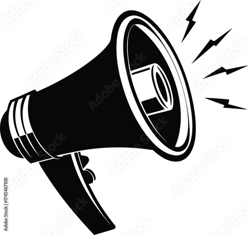 Public Announcement Loudspeaker Illustration