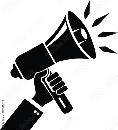 Announcement Speaker Vector Isolated