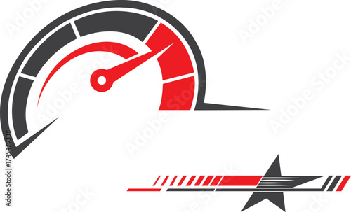 Modern Miter Star real estate logo design vector icon