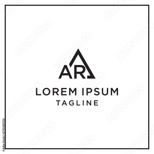 Free Download ar triangle logo - GFXLoad