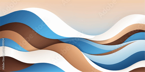 Abstract vector illustration with blue wave pattern, perfect for a web banner or website backdrop design