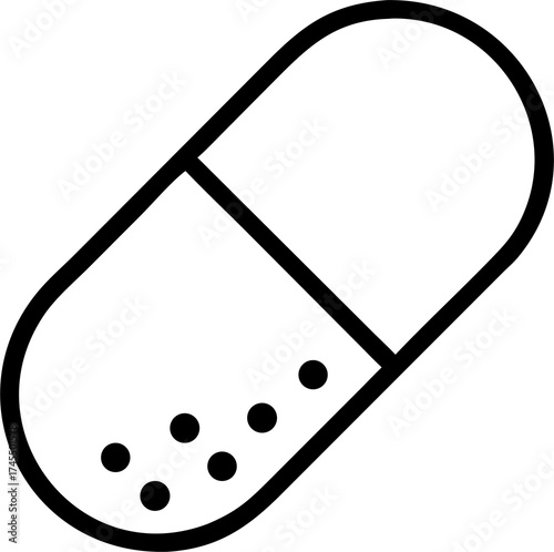 Capsules icon symbols. Vector illustration.