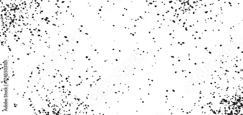 Speckle grain dot white paper noise texture distress effect vector illustration pattern  Distressed dust particle overlay. Grunge dotted stone backdrop. Sand specks, speckles, dust film grain 