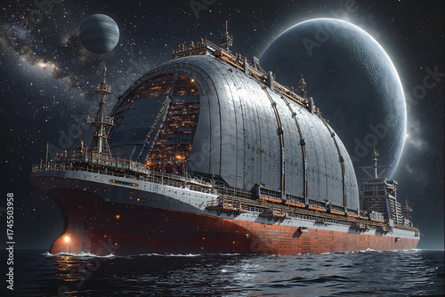 Starship in the expanse