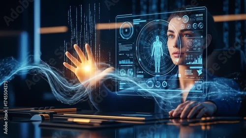 Interactive Holographic Medical Diagnostics System