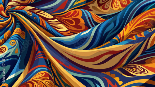  very Beautiful Abstract textil cloth wallpaper background illustration