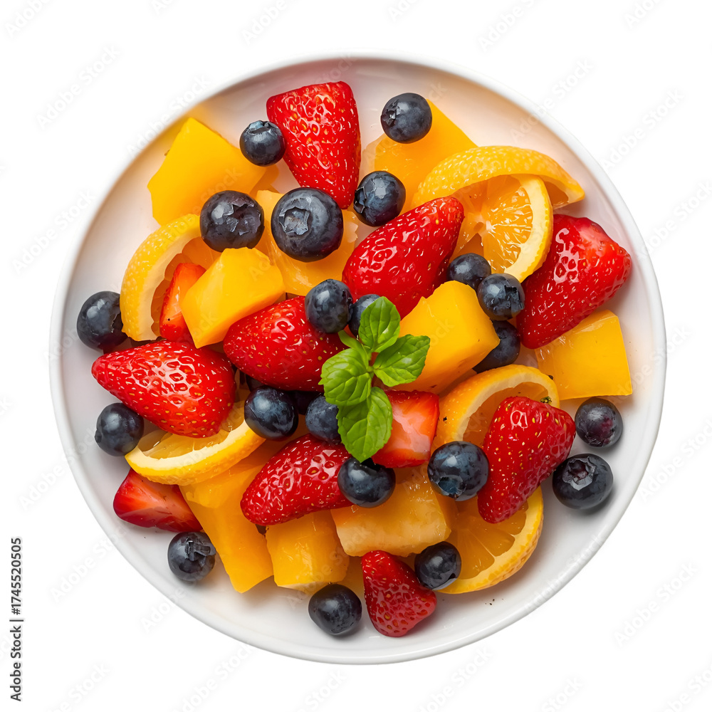 Obraz premium fruit salad with berries
