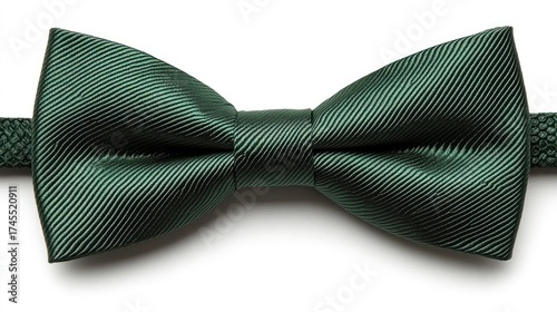 Deep green bow tie