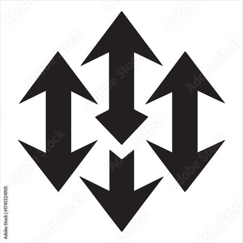 Free Download bold thick arrow vector  outline - GFXLoad