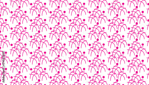 Seamless pattern of a black and white geometrical background
