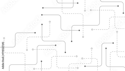 Abstract background with technology circuit board texture. Modern electronic motherboard texture. Creative idea for internet technology. Tech concept for header, web banner, website, presentation.
