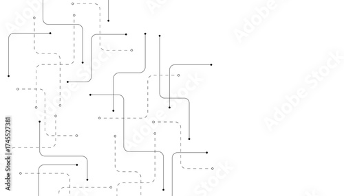 Abstract background with technology circuit board texture. Modern electronic motherboard texture. Creative idea for internet technology. Tech concept for header, web banner, website, presentation.