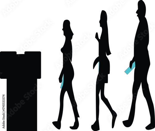 Voter Participation and Ballot Casting Concept Design,
Political Election and Democracy Representation Vector