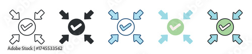 Incorporation Icon Set Multiple Style Collection