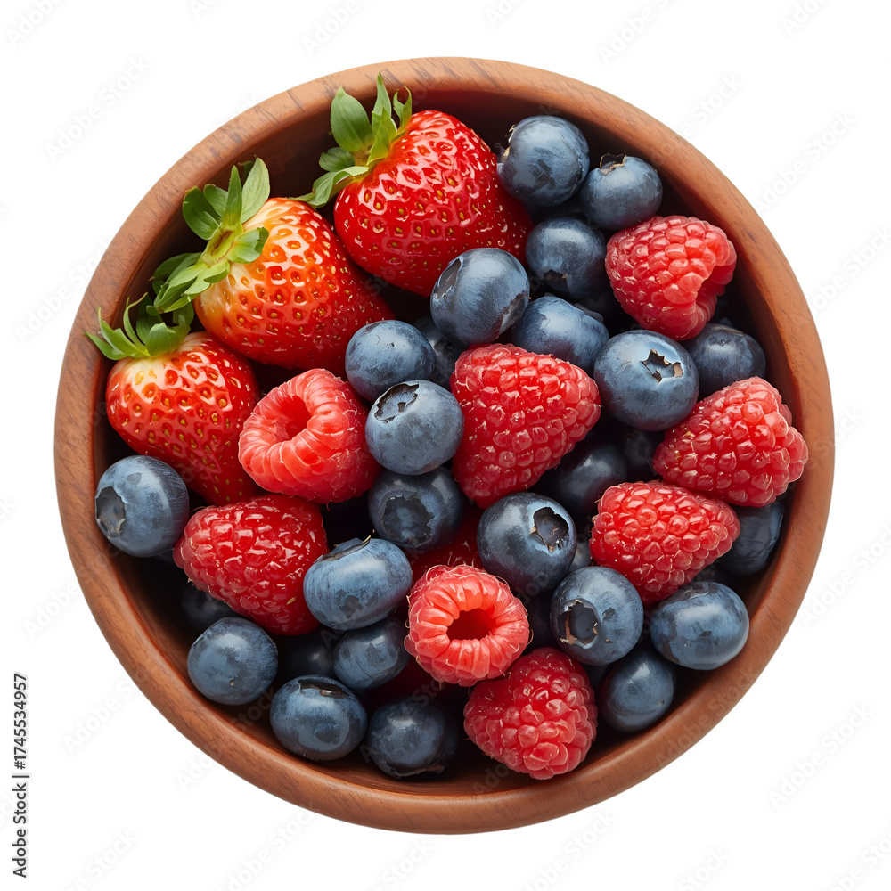 Obraz premium berries in a bowl