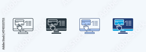 Virtual Card Icon Multiple Style
