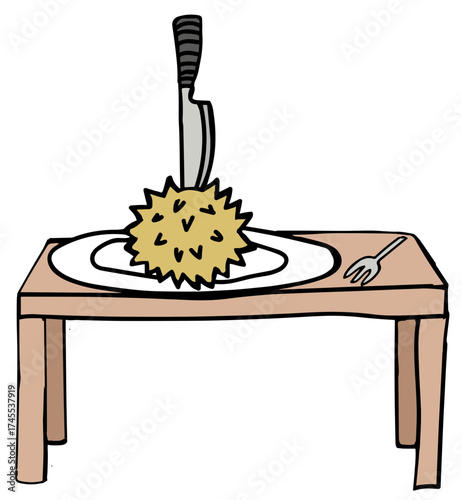durian on its own