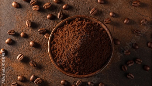 coffee beans and coffee