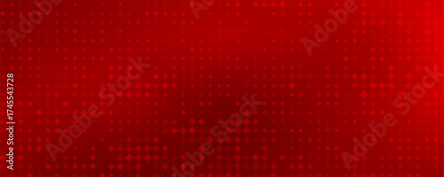 Red diagonal geometric shape with halftone. Modern fiber textured vector eps 10
