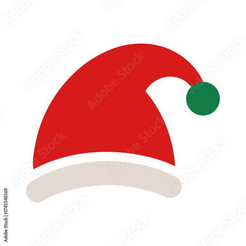 santa hat icon vector art