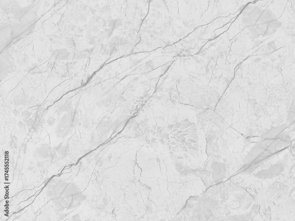Naklejka premium Light gray marble texture with soft natural veins, polished stone design