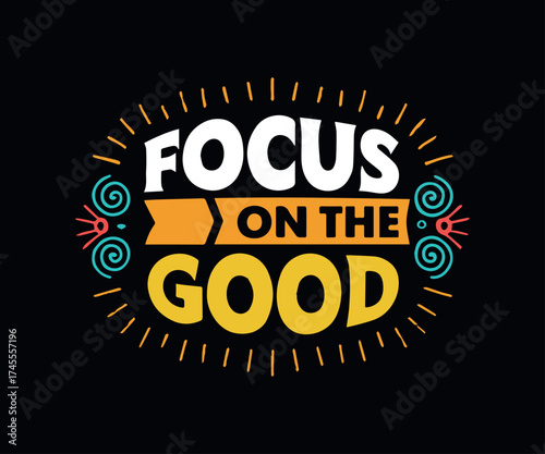 Typographic t-shirt design with some variants of motivational quotes