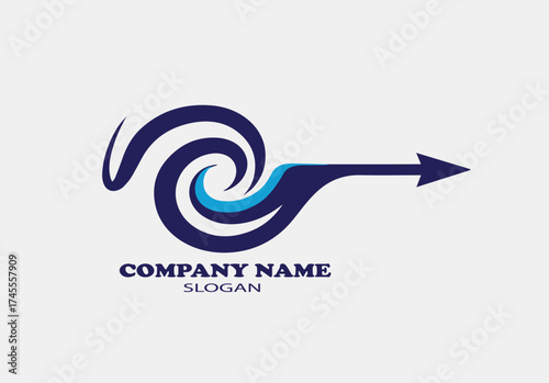 Clean and modern company logo design suitable for corporate branding, business identity, and marketing use. The design represents professionalism, creativity, and trust — ideal for startups, enterpris