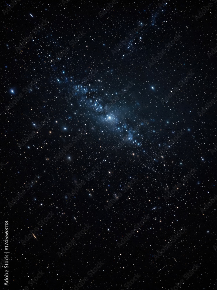 Fototapeta premium Deep space image of stars, nebulas, and distant galaxies