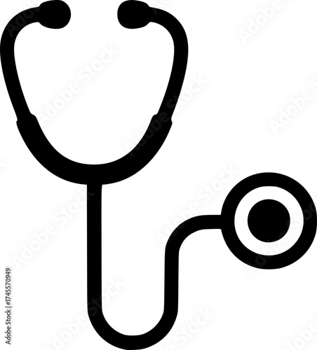 Stethoscope Medical Icon Outline
