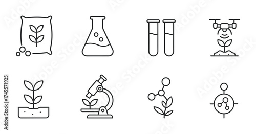 Herbal Remedies and Natural Oils Icon Set